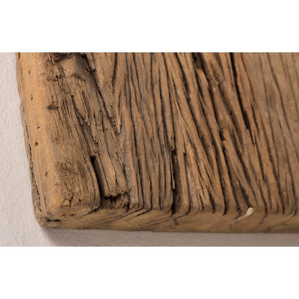 Specchio Legno Naturale Rustico da Parete 25x120 cm - ELLIOTT