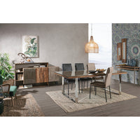 Specchio Legno Naturale Rustico da Parete 25x120 cm - ELLIOTT