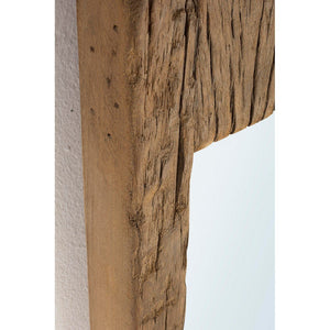 Specchio Legno Naturale Rustico da Parete 25x90 cm - ELLIOTT