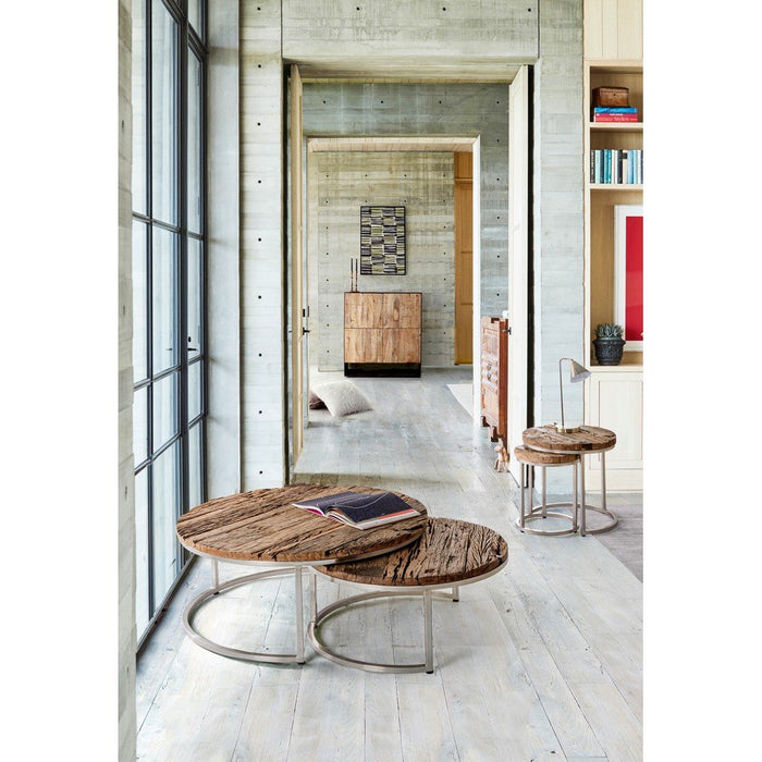 Tavolini Legno Marrone Industriale da Interno - ELLIOTT