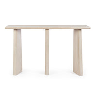 Consolle Legno Marrone Moderno da Interno 130x40 - ELIJAH