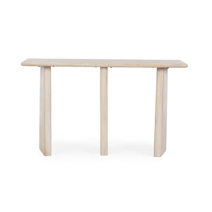 Consolle Legno Marrone Moderno da Interno 130x40 - ELIJAH