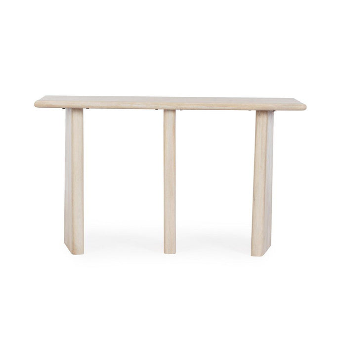 Consolle Legno Marrone Moderno da Interno 130x40 - ELIJAH