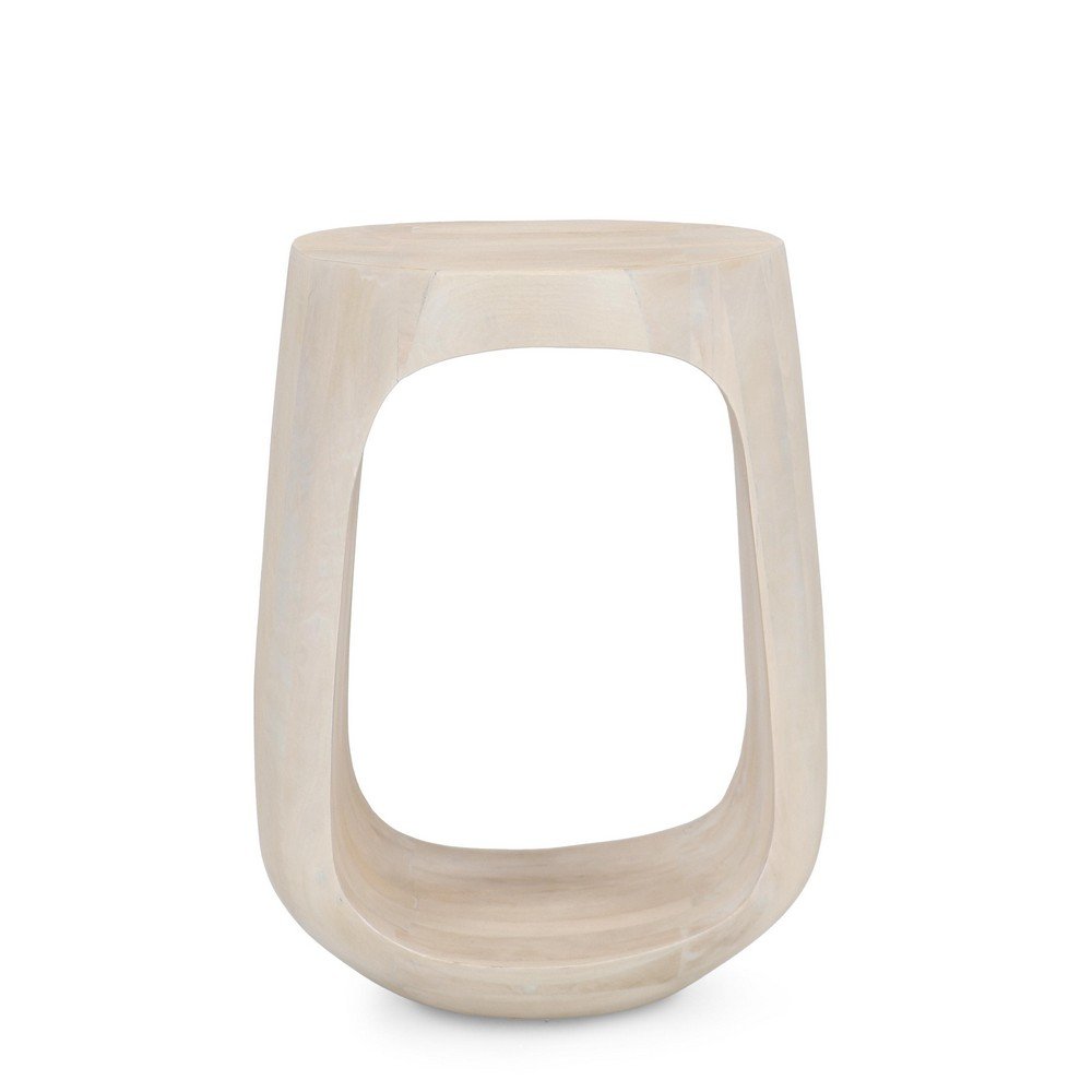 Tavolino Legno Marrone Moderno da Interno 33 cm - ELIJAH