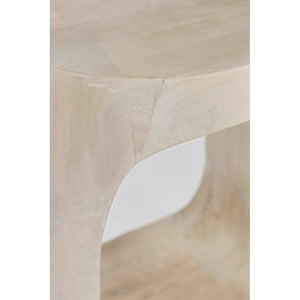 Tavolino Legno Marrone Moderno da Interno 33 cm - ELIJAH
