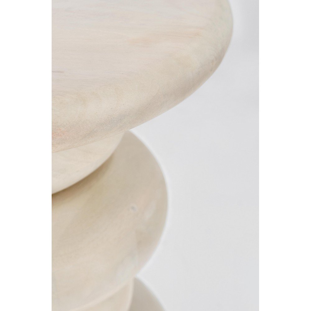 Tavolino Legno Marrone Moderno da Interno 40 cm - ELIJAH