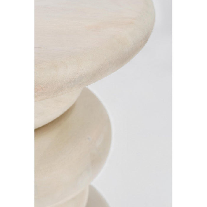 Tavolino Legno Marrone Moderno da Interno 40 cm - ELIJAH