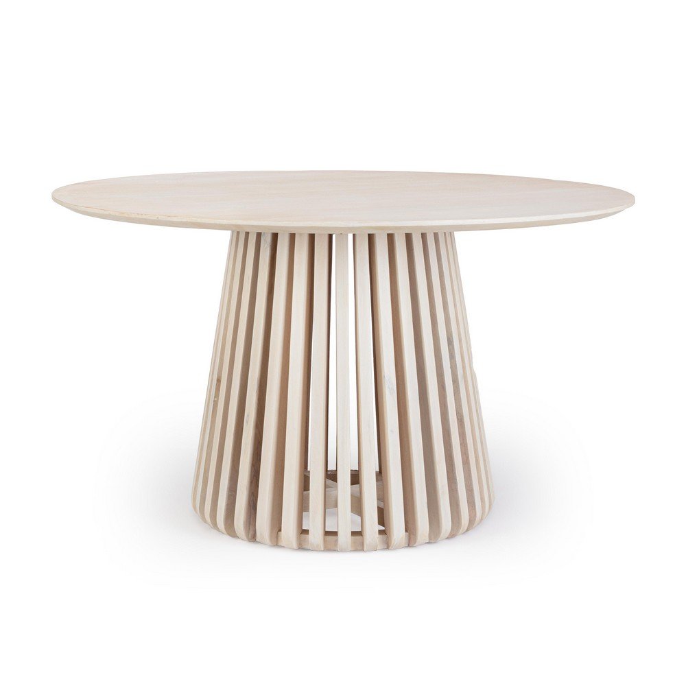 Tavolo Legno Marrone Moderno da Interno 130 cm - ELIJAH