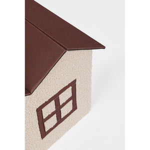 Set 4 Cucce Casetta Pvc Beige da Interno H40 cm - ELEGANT