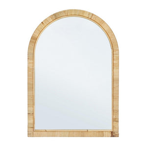 Specchio Arco Legno Marrone Rustico da Parete 50x70 - EDWARDS