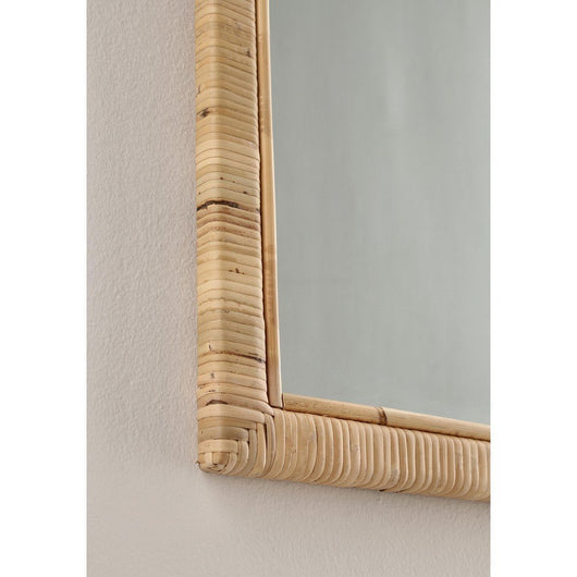 Specchio Arco Legno Marrone Rustico da Parete 50x70 - EDWARDS