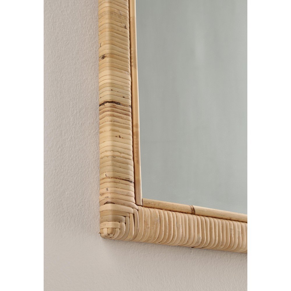 Specchio Arco Legno Marrone Rustico da Parete 50x70 - EDWARDS