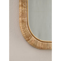 Specchio Rettangolare Legno Marrone Moderno da Parete 50x70 - EDWARDS