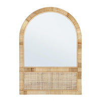 Specchio Arco Legno Marrone Boho da Interno 50×70 - EDWARDS