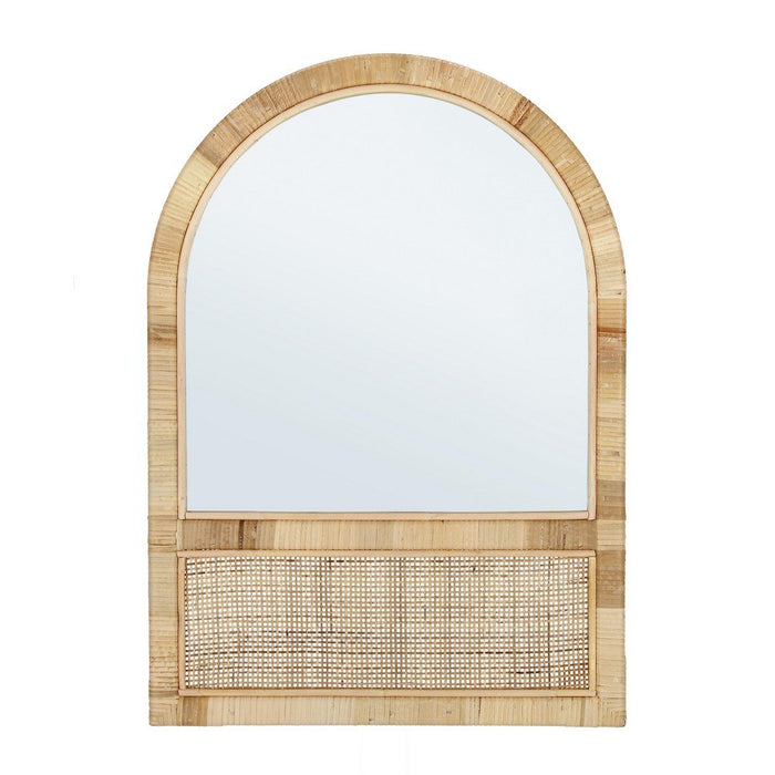 Specchio Arco Legno Marrone Boho da Interno 50×70 - EDWARDS