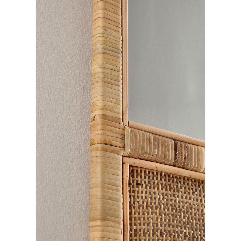 Specchio Arco Legno Marrone Boho da Interno 50×70 - EDWARDS