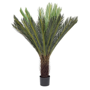 Pianta Cycas Plastica Verde Moderna da Interno H120 cm - EDEN