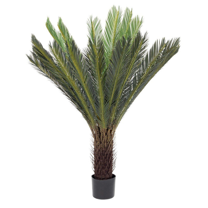 Pianta Cycas Plastica Verde Moderna da Interno H120 cm - EDEN