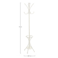 Appendiabiti Acciaio Bianco Rustico da Interno - ECLISSI