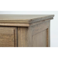 Comodino Legno Marrone Rustico da Interno - DOMINIQUE