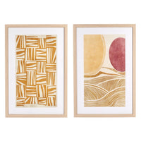 Quadro Multicolore in Mdf Boho da Parete 40x60 - DMITRI