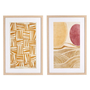 Quadro Multicolore in Mdf Boho da Parete 40x60 - DMITRI