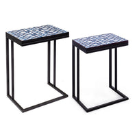 Tavolini Nero Stile Moderno da Interno - DECLAN