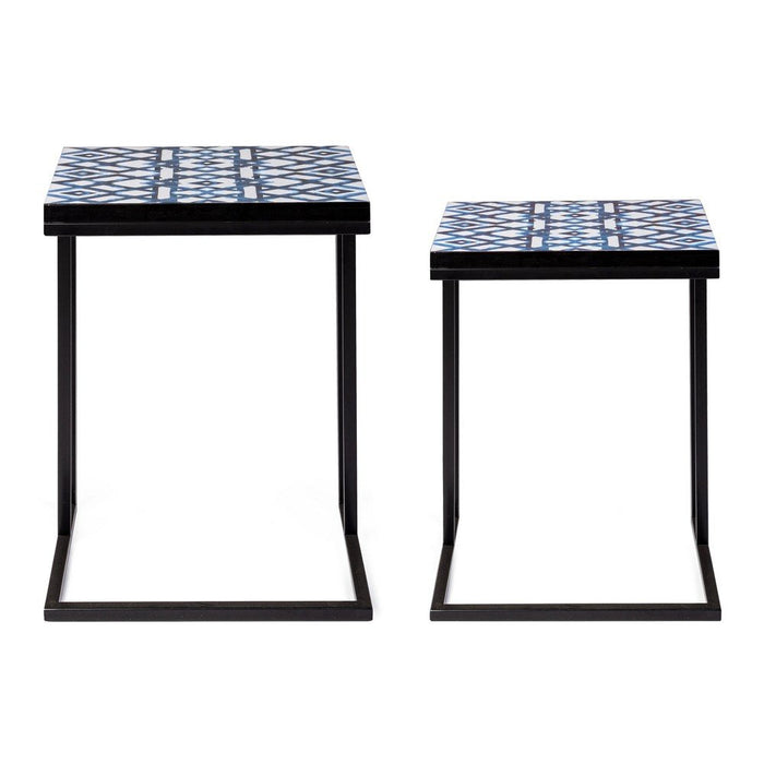 Tavolini Nero Stile Moderno da Interno - DECLAN