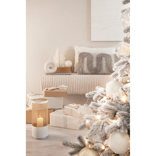 Set 2 Lanterne Metallo Oro Stile Moderno da Interno - DAVID