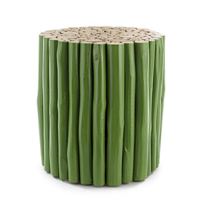 Tavolino in Teak Verde Rustico da Esterno - DANTE