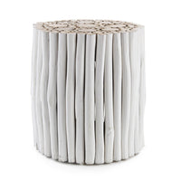 Tavolino in Legno Bianco Rustico da Interno - DANTE