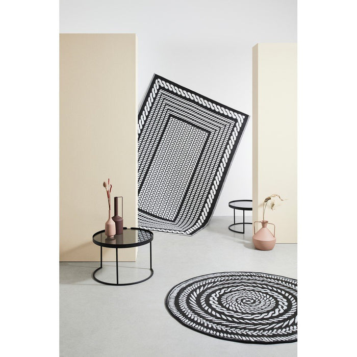 Tavolini Vetro Nero Moderni da Interno - DAMON