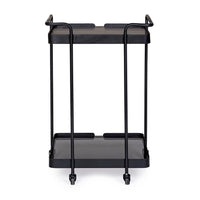 Carrello Vetro Nero Industriale da Interno - DAMON