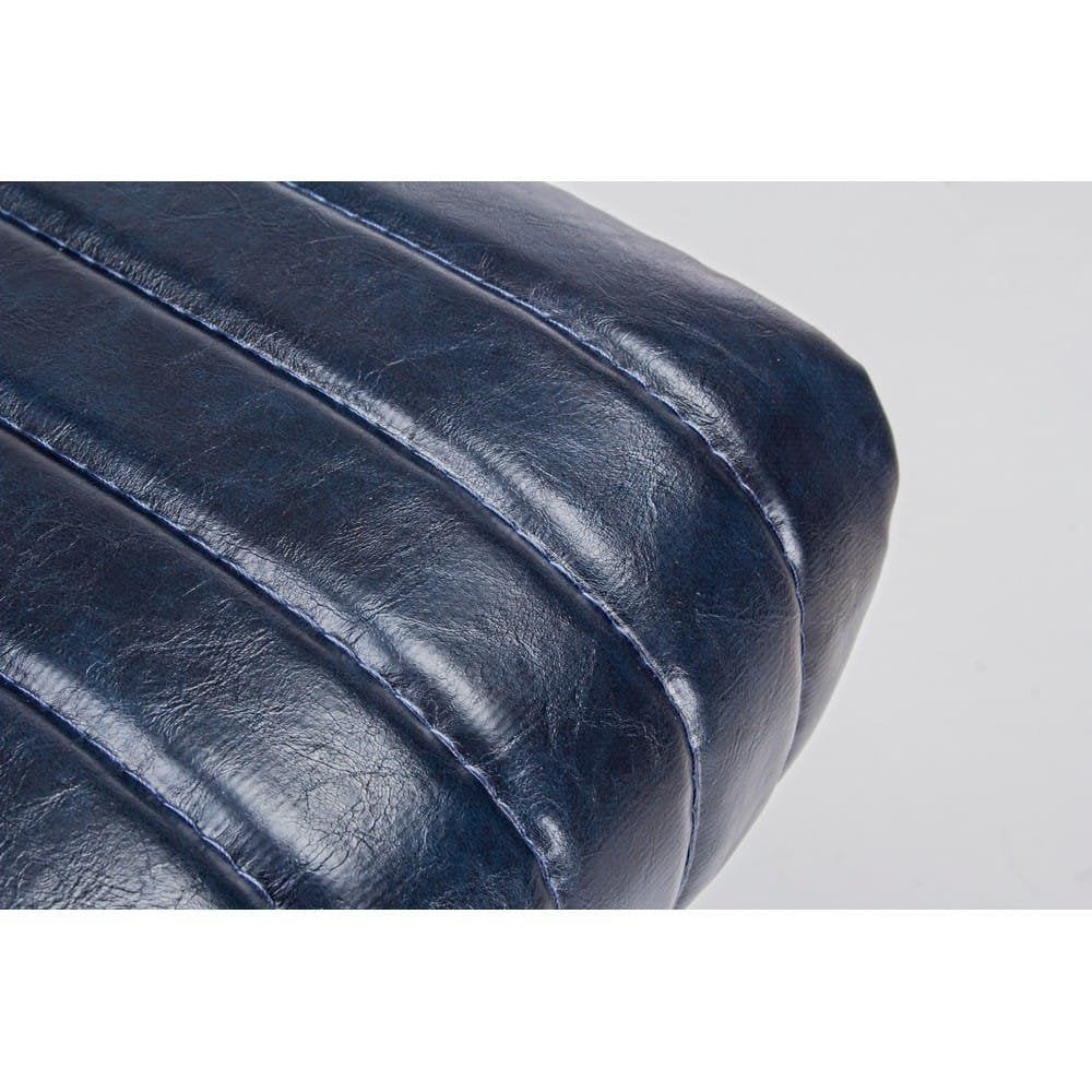 Set 2 Sedie Vintage Poliestere Blu Industrial da Interno - DAISY