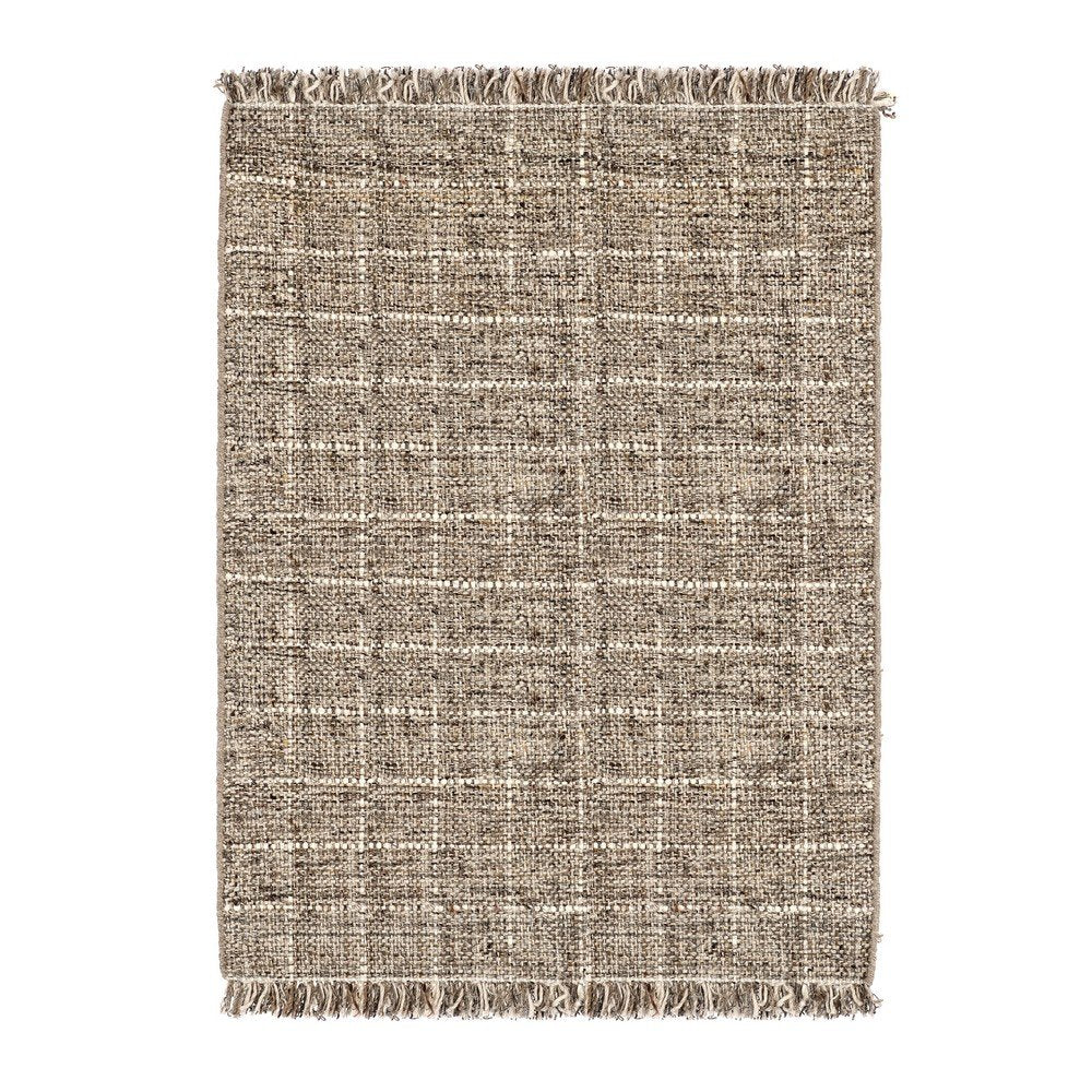 Tappeto Tessuto Beige Boho da Interno - COX Dimensione: 140x200, Colore: Marrone