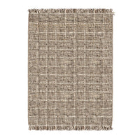 Tappeto Tessuto Beige Boho da Interno - COX Dimensione: 140x200, Colore: Marrone