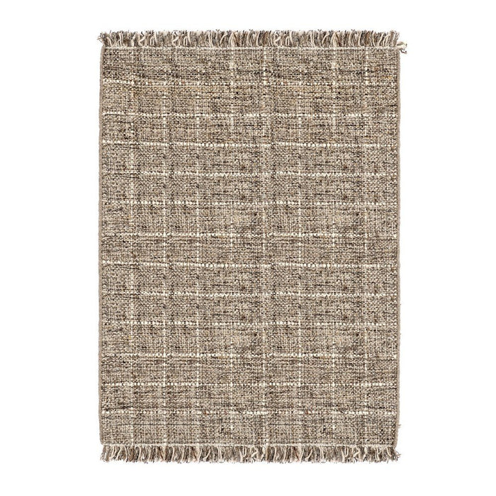 Tappeto Tessuto Beige Boho da Interno - COX Dimensione: 140x200, Colore: Marrone
