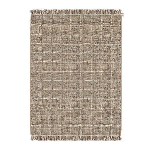 Tappeto Tessuto Beige Boho da Interno - COX Dimensione: 140x200, Colore: Marrone