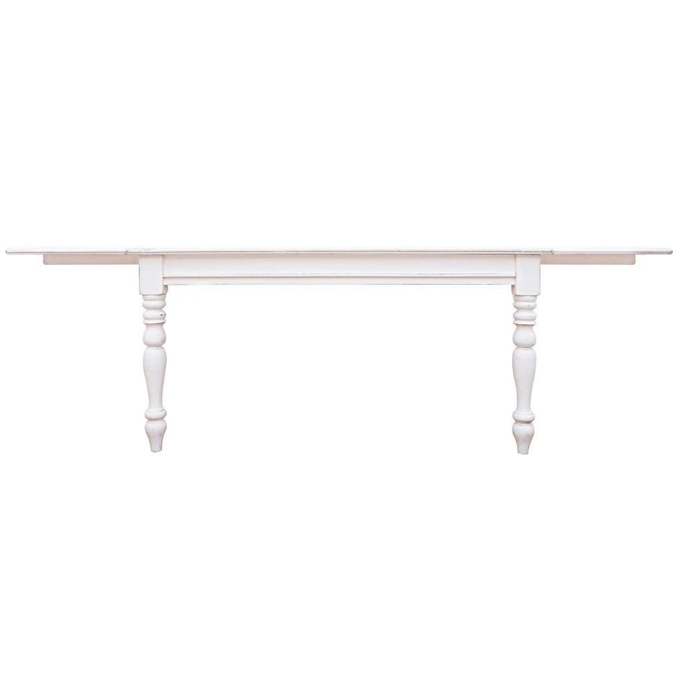 Tavolo Allungabile Legno Bianco Rustico da Interni 240x90 - CORINNE