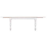 Tavolo Allungabile Legno Bianco Rustico da Interni 240x90 - CORINNE