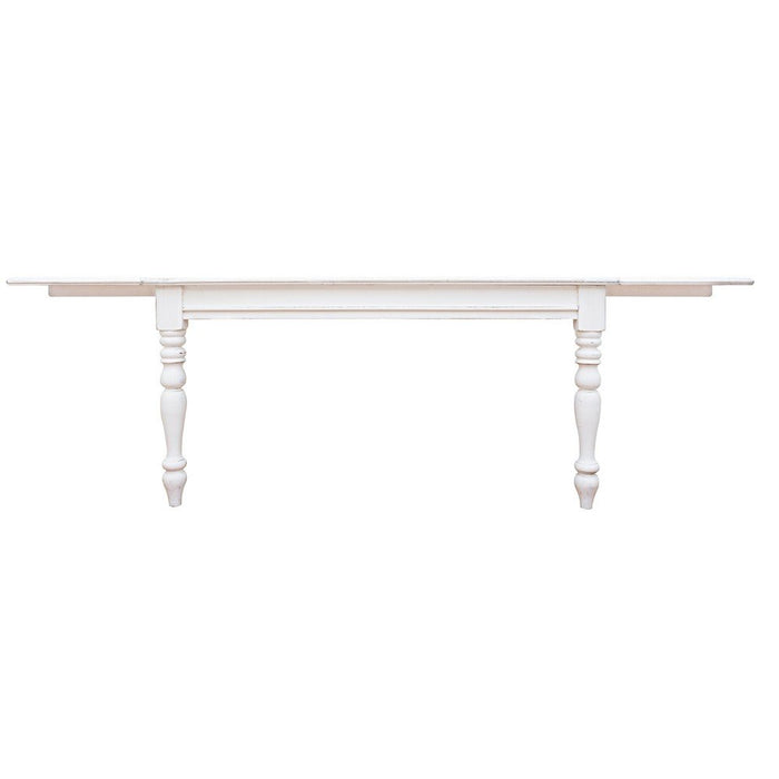 Tavolo Allungabile Legno Bianco Rustico da Interni 240x90 - CORINNE