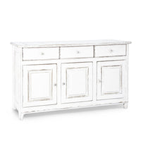 Credenza Legno Bianco Rustico da Interno - CORINNE