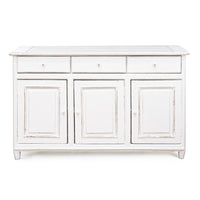 Credenza Legno Bianco Rustico da Interno - CORINNE