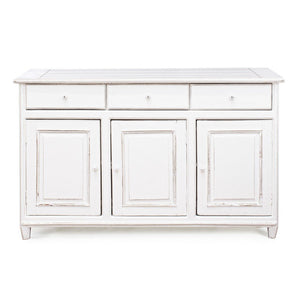 Credenza Legno Bianco Rustico da Interno - CORINNE