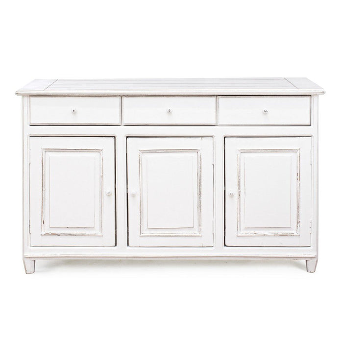 Credenza Legno Bianco Rustico da Interno - CORINNE