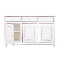 Credenza Legno Bianco Rustico da Interno - CORINNE