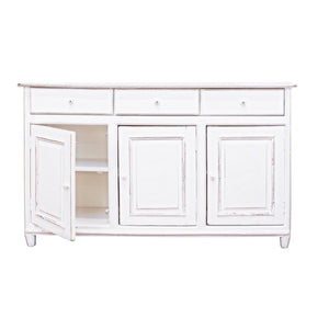 Credenza Legno Bianco Rustico da Interno - CORINNE