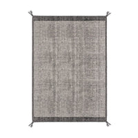 Tappeto Artigianale Tessuto Grigio Moderno da Interno - COOPER Dimensione: 140x200, Colore: Grigio