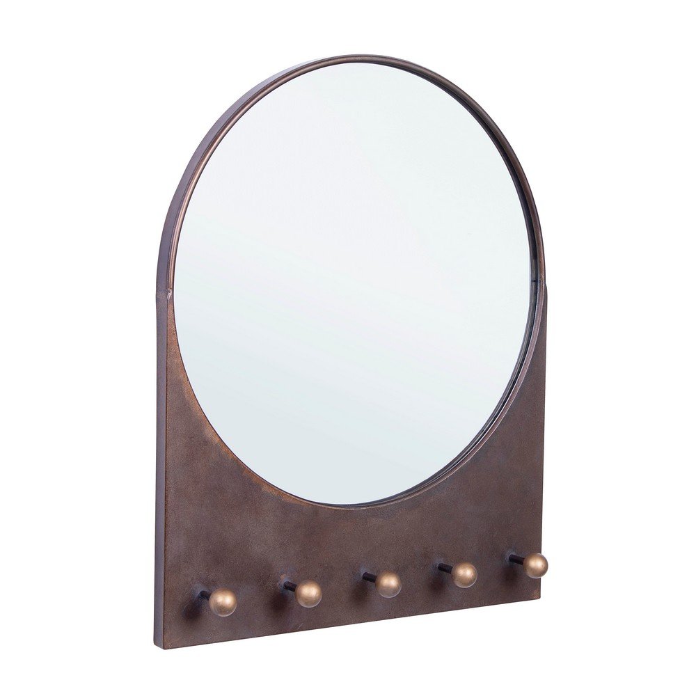 Set 2 Specchi Acciaio Stile Industriale da Parete - COLLINS