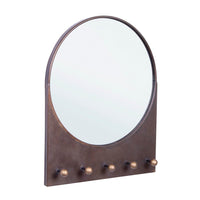 Set 2 Specchi Acciaio Stile Industriale da Parete - COLLINS